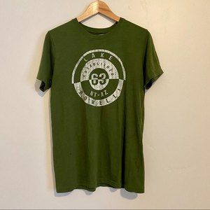 Ace USA Women’s Lake Powell Graphic Tee Forest Green Size Small NWT FLAW
